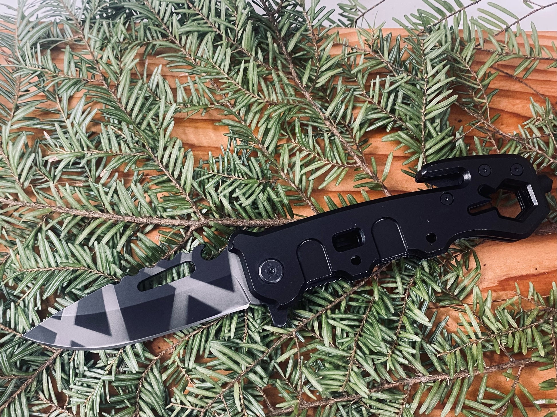 440 steel rescue emergency knife heavy duty