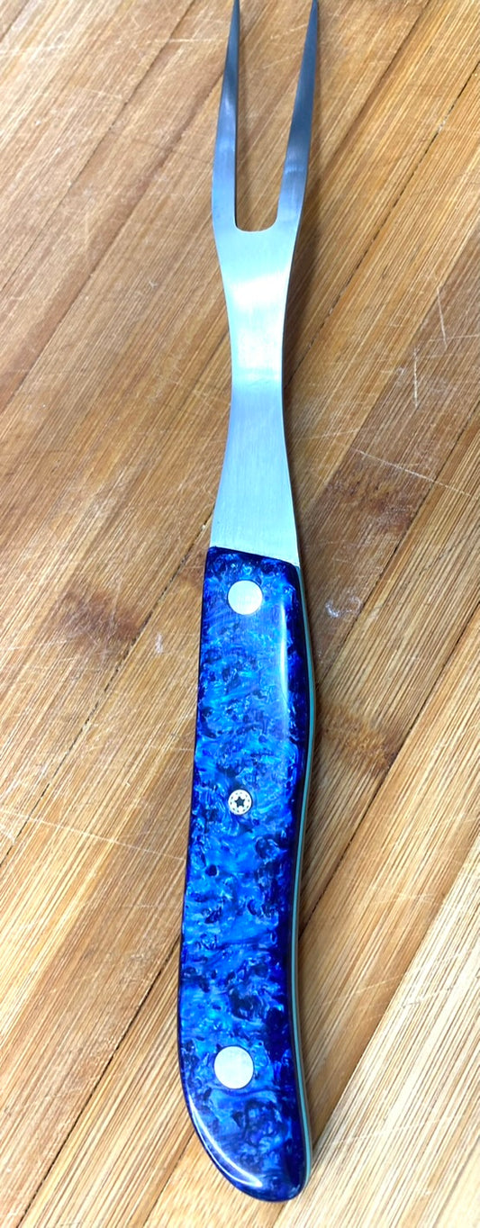 Ice Blue Carving Fork