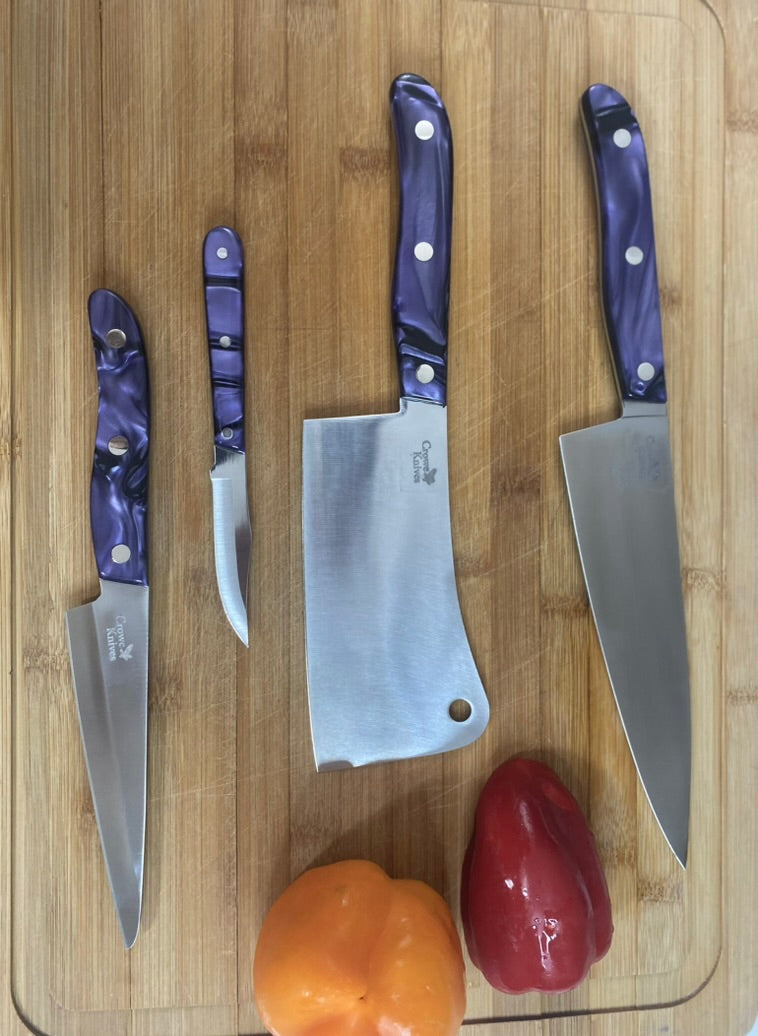 Purple Haze Chefs Cleaver 6"