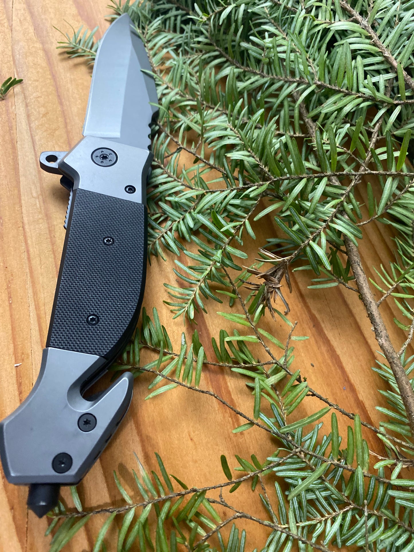 440 steel rescue emergency knife