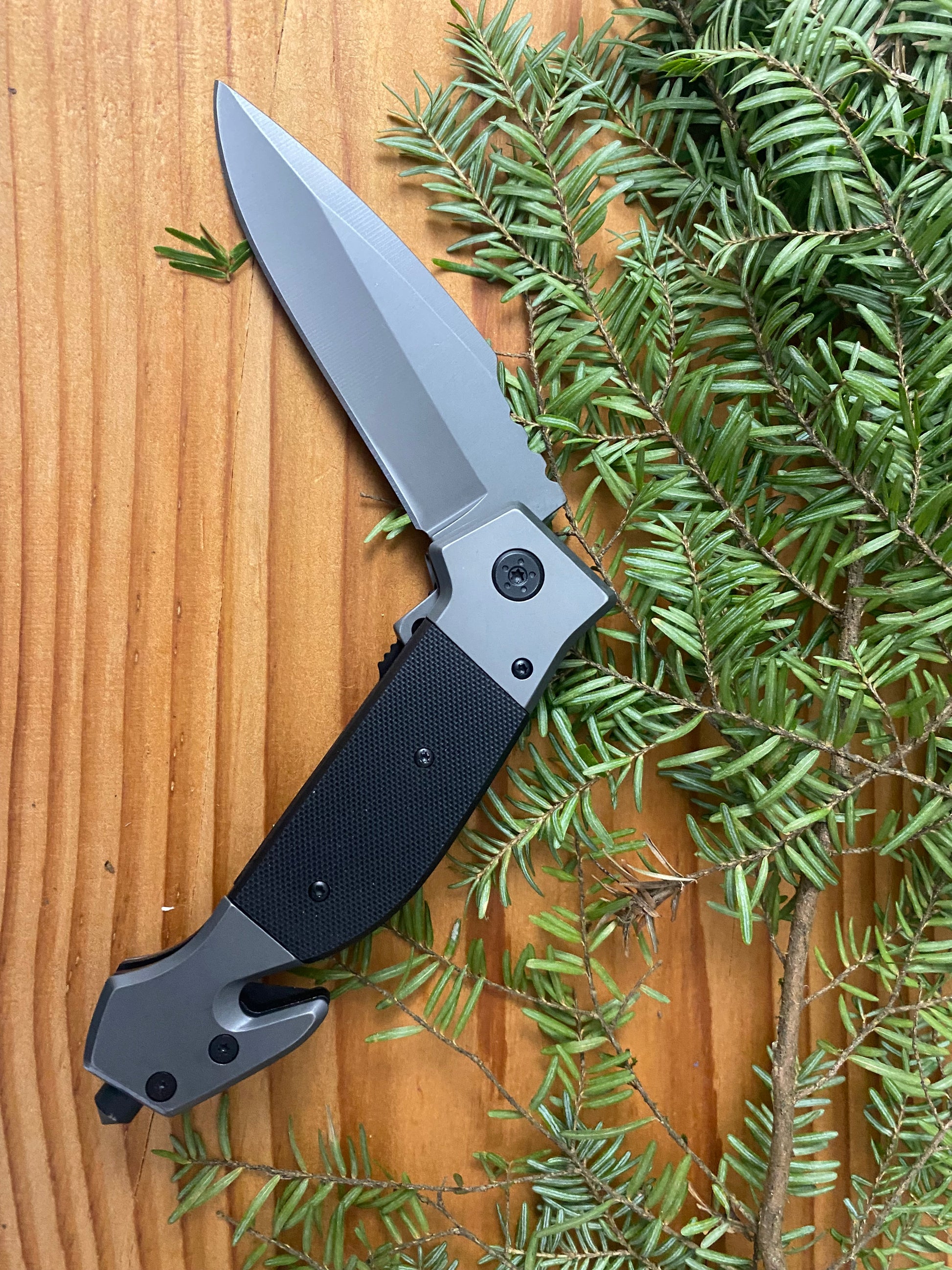 440 steel rescue emergency knife