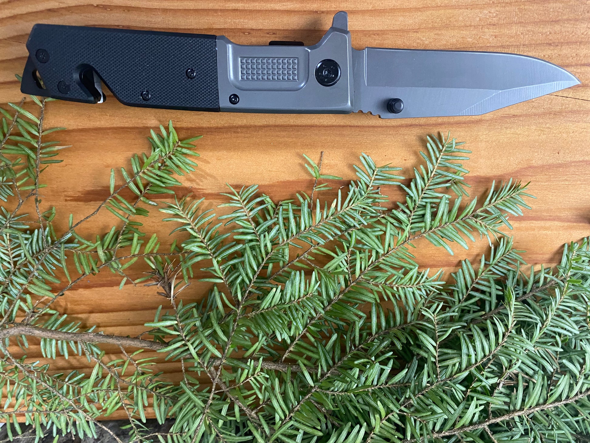 440 steel rescue emergency knife