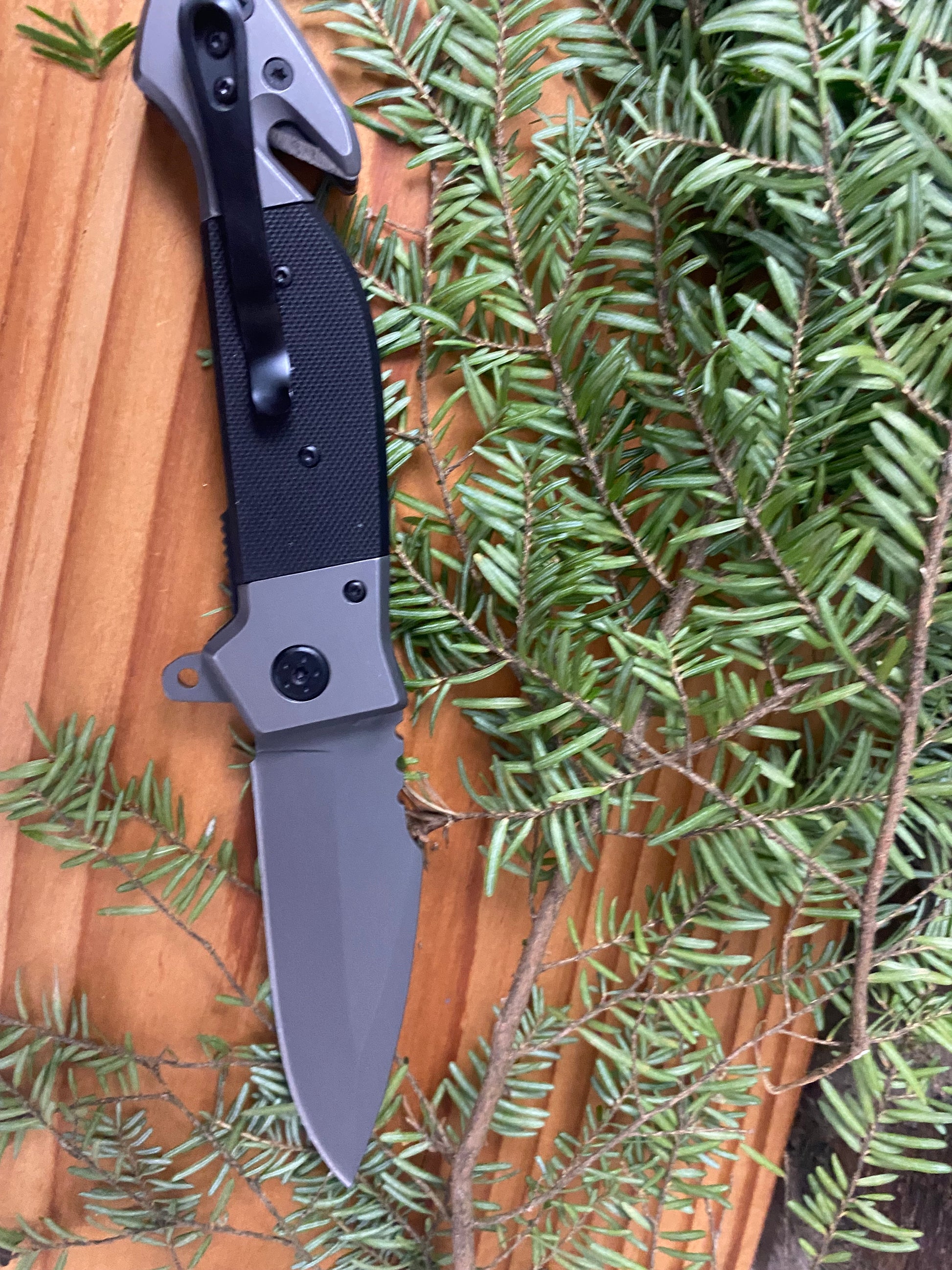 440 steel rescue emergency knife