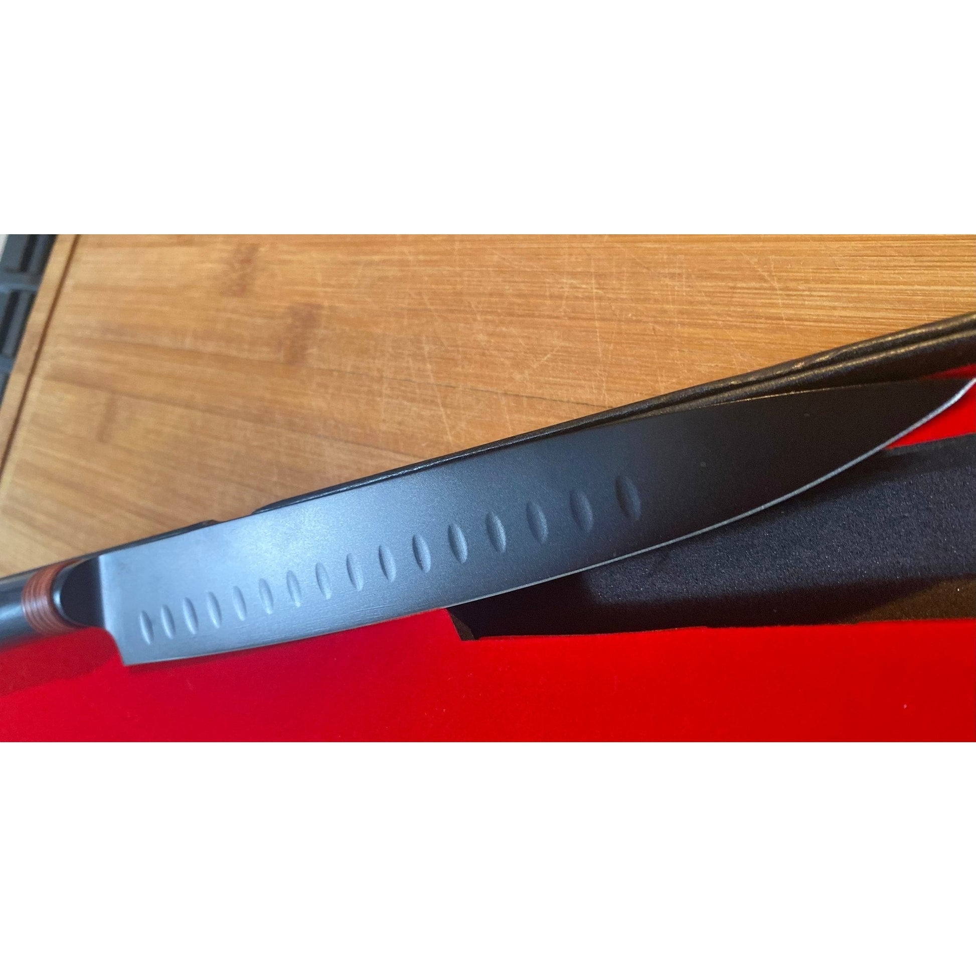 The Dark Knight - Satori Pro Japanese Knife Crowe Knives Kitchen Chef AUS8, Comfortable, Quality blade, Strong