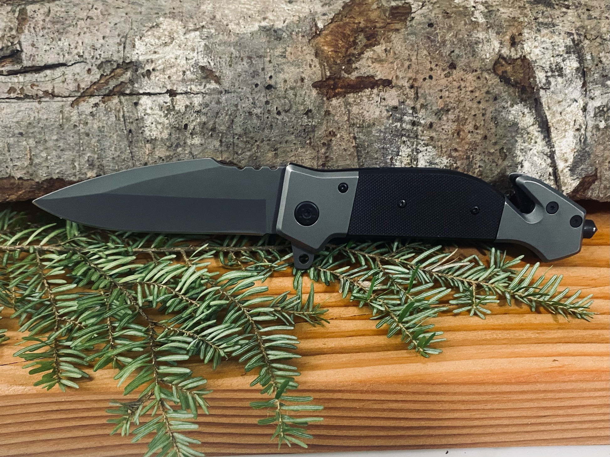 440 steel rescue emergency knife