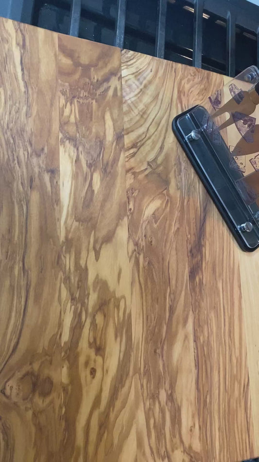 Charcuterie Dream Olive wood charcuterie with knife set