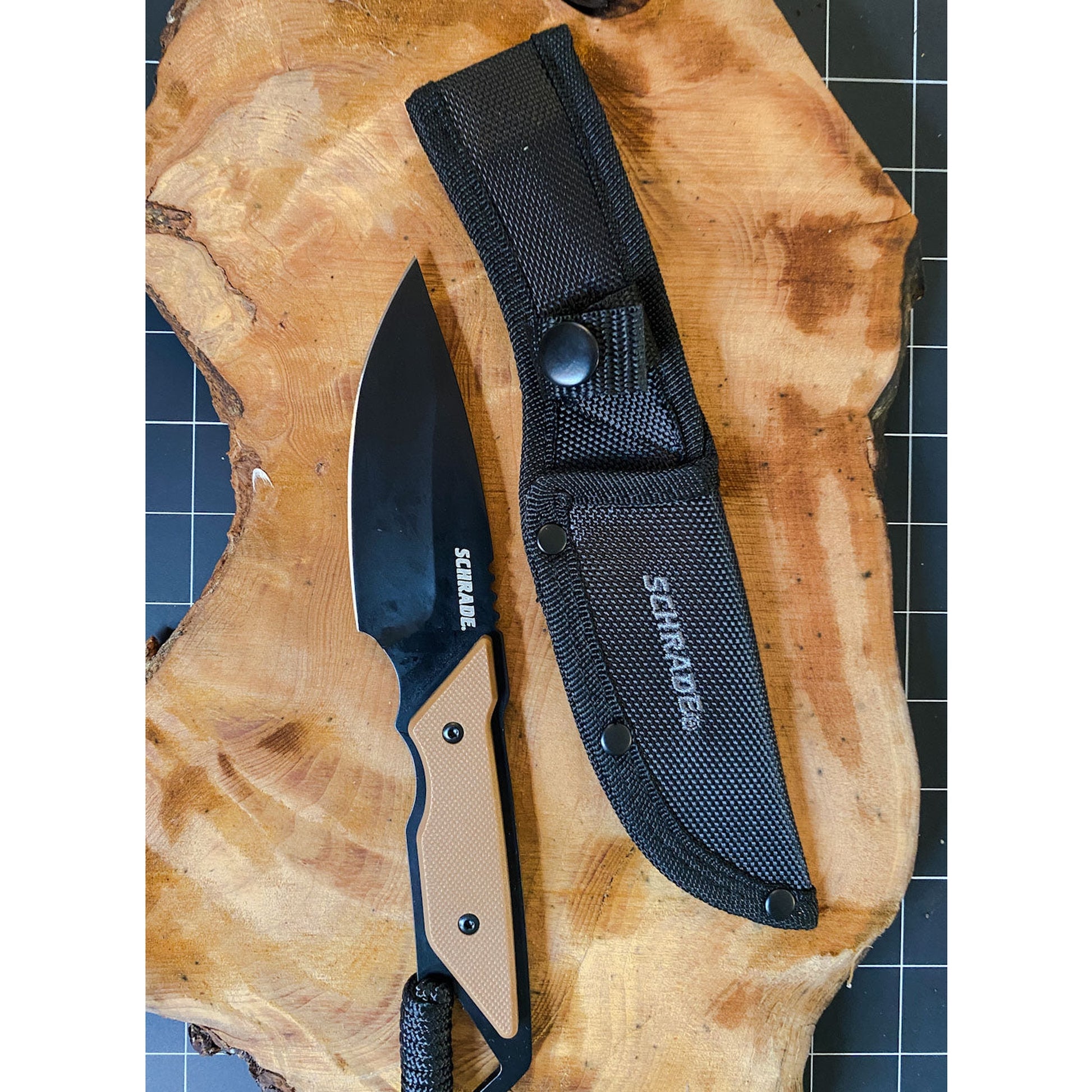 Schrade Frontier Fixed Blade Schrade Camp Knife Comfortable, Quality blade, Strong