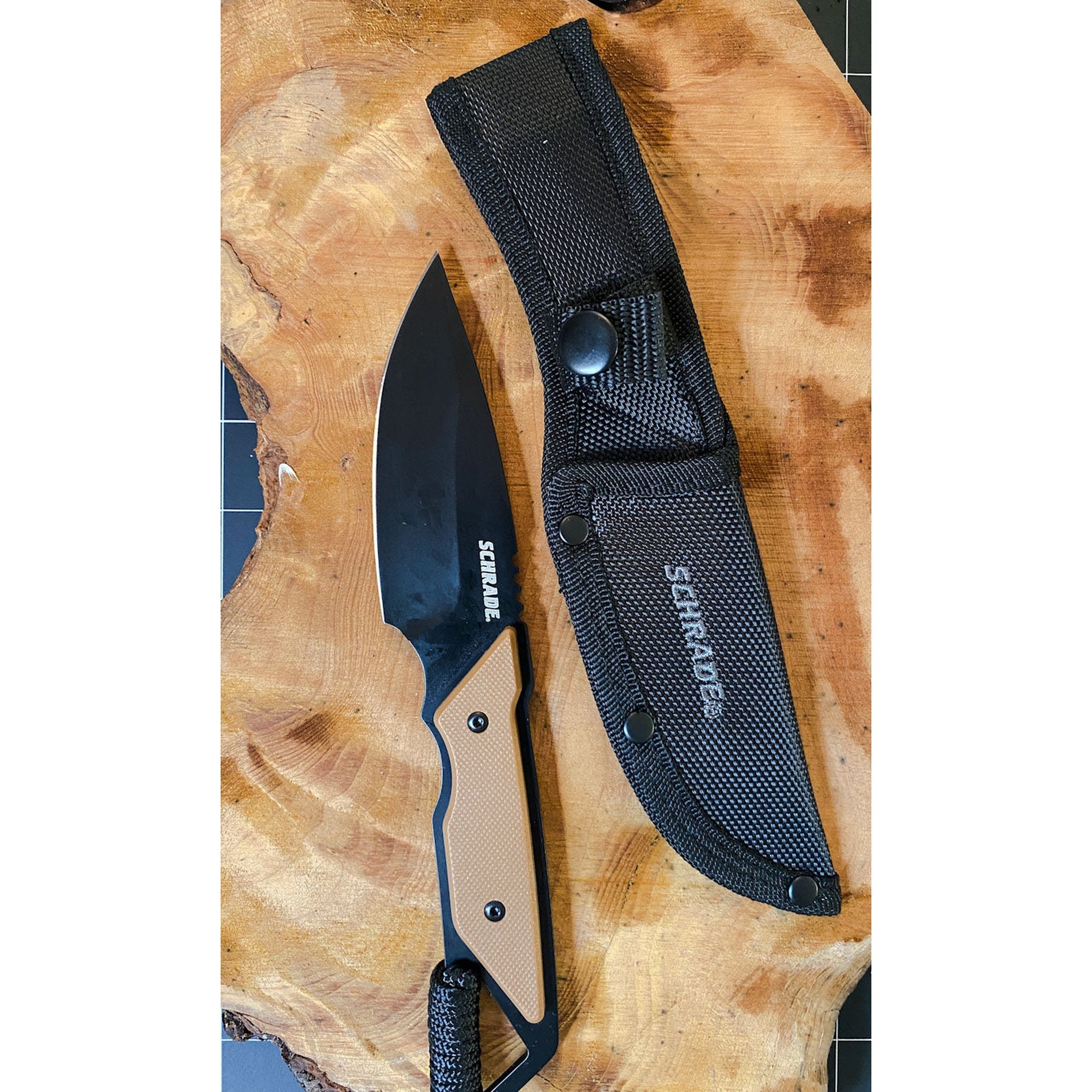 Schrade Frontier Fixed Blade Schrade Camp Knife Comfortable, Quality blade, Strong