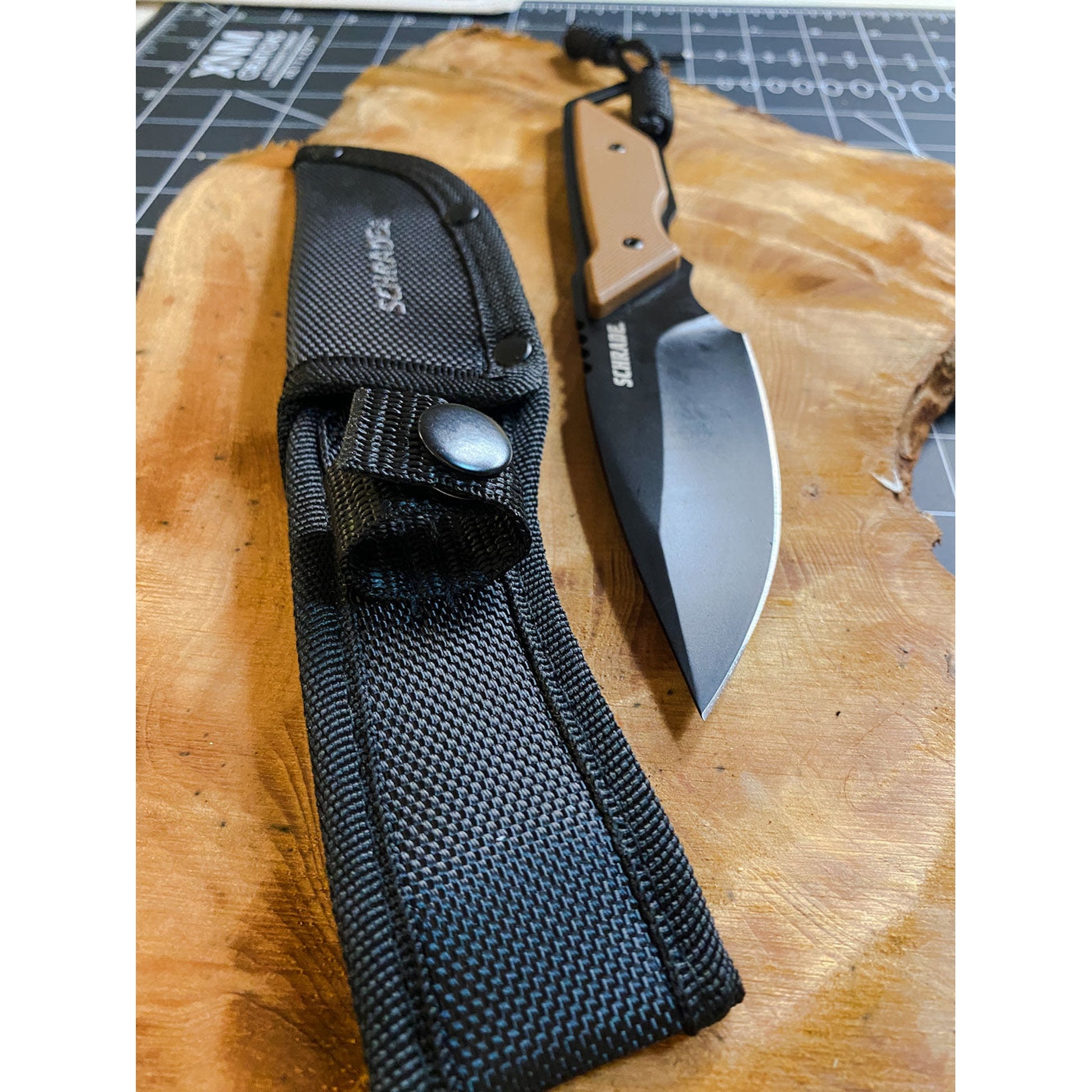 Schrade Frontier Fixed Blade Schrade Camp Knife Comfortable, Quality blade, Strong