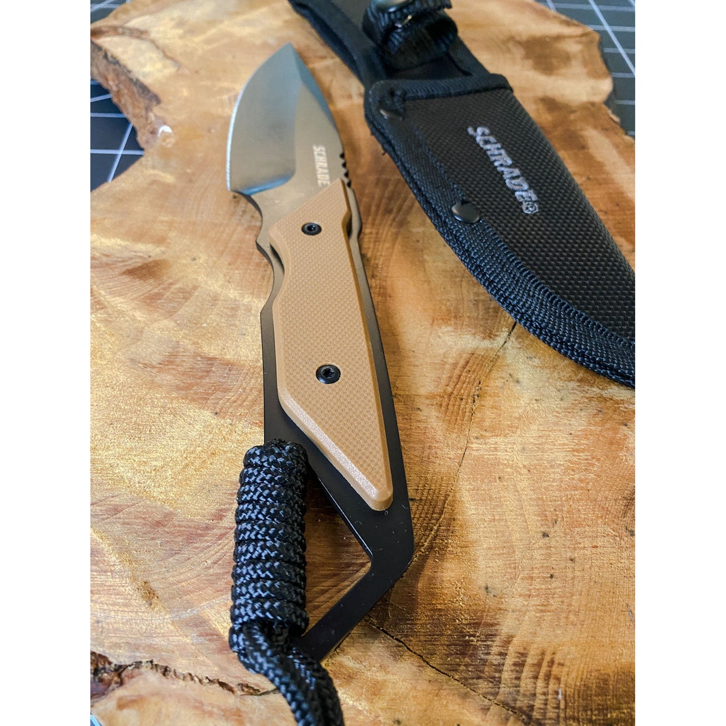 Schrade Frontier Fixed Blade Schrade Camp Knife Comfortable, Quality blade, Strong