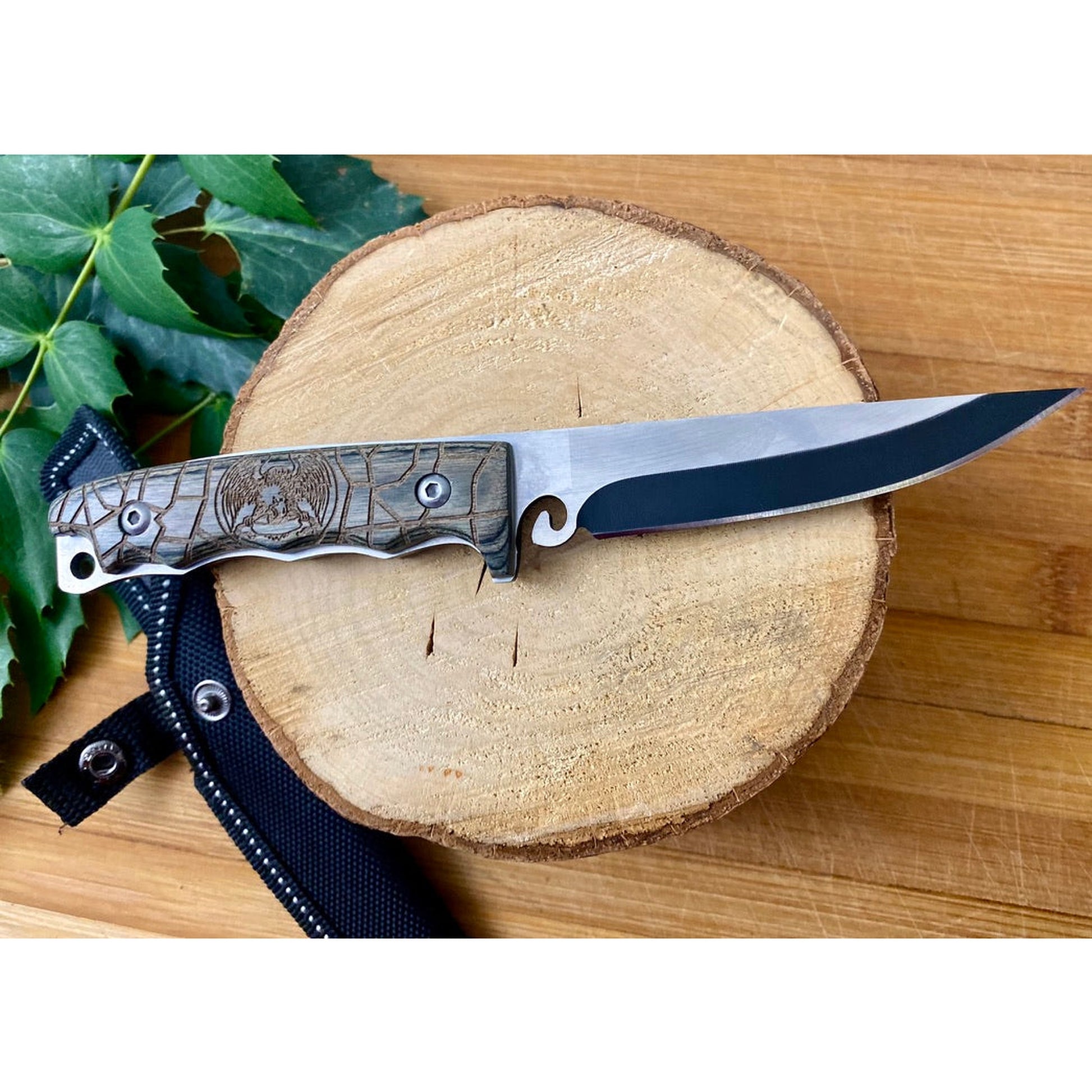 RidgeBack EDC Boot Knife Crowes Knives Everyday Carry camping, Comfortable, Hunting, Quality blade, Strong