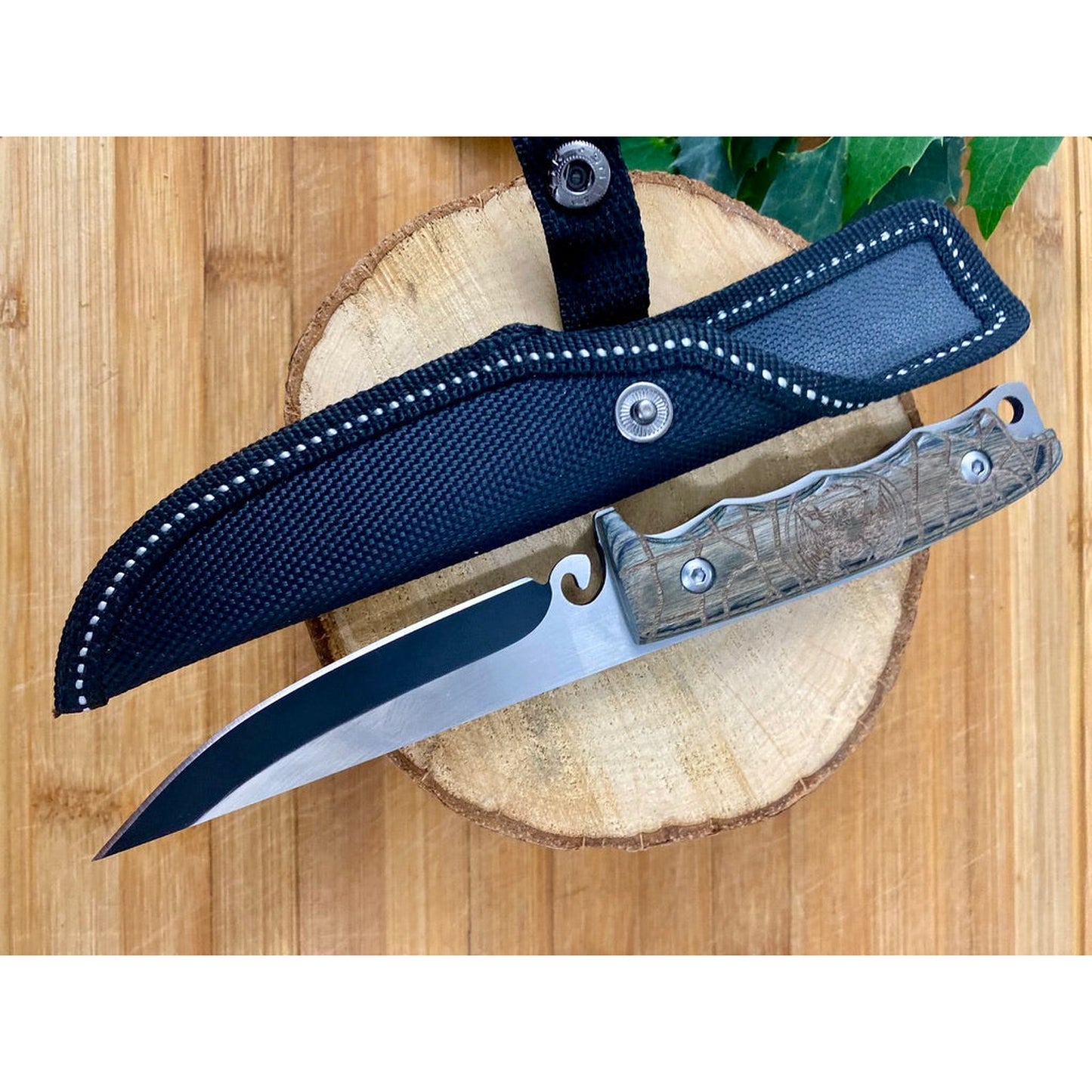 RidgeBack EDC Boot Knife Crowes Knives Everyday Carry camping, Comfortable, Hunting, Quality blade, Strong