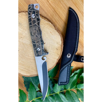 RidgeBack EDC Boot Knife Crowes Knives Everyday Carry camping, Comfortable, Hunting, Quality blade, Strong