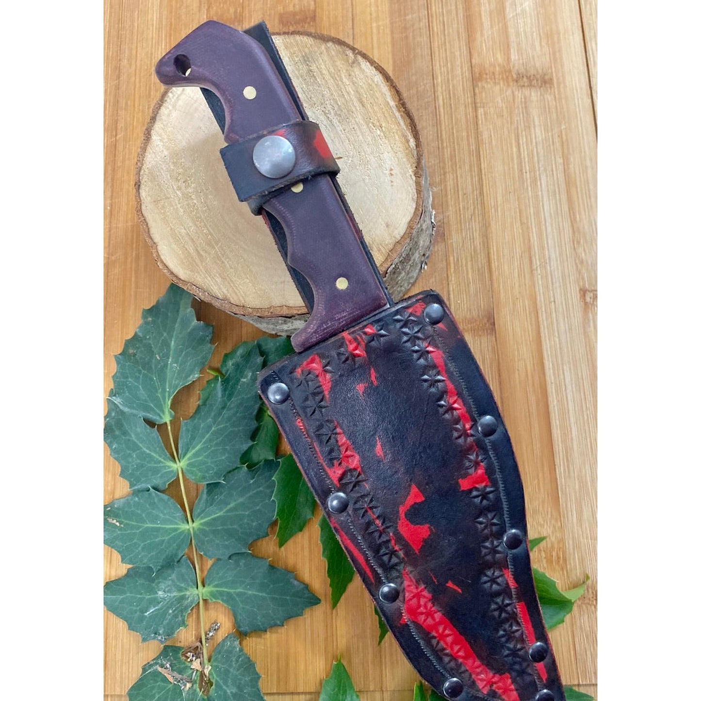 Trail Blazer Camp and Hunting Bowie Crowes Knives Camping & Hiking 440C steel, camp knife, Comfortable, Hunting, Quality blade, Strong, Survival