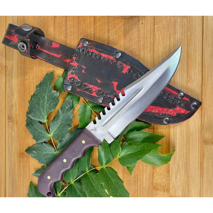 Trail Blazer Camp and Hunting Bowie Crowes Knives Camping & Hiking 440C steel, camp knife, Comfortable, Hunting, Quality blade, Strong, Survival